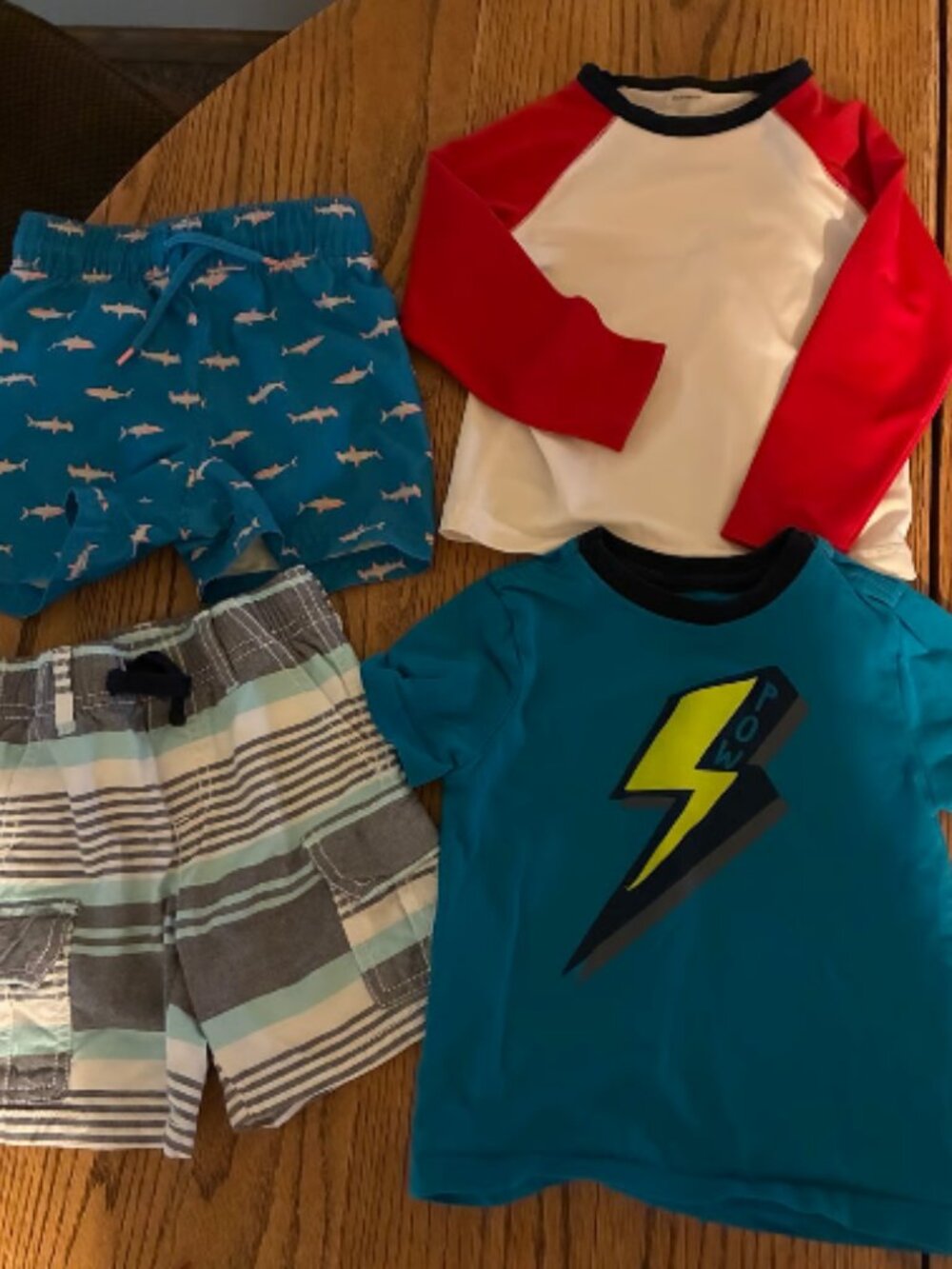 4 item bundle (18-24 mo boys summer) like new